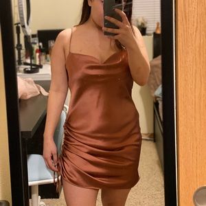 Satin Dress pink-ish mauve